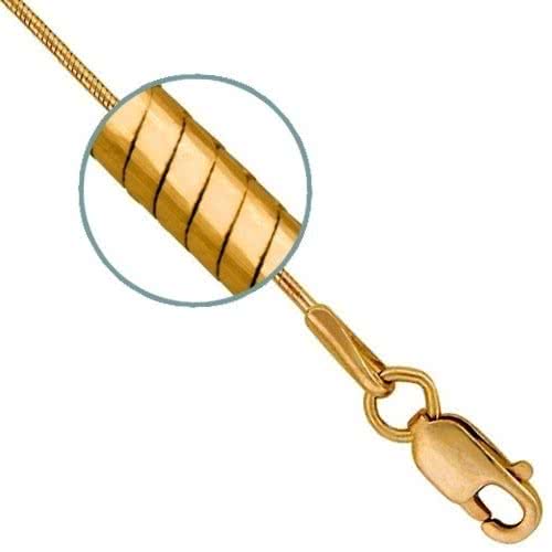 Цепочка плетения "Шнурок" из красного золота